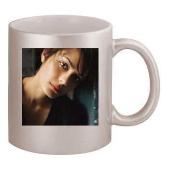 Shannyn Sossamon 11oz Metallic Silver Mug