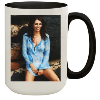 Elizabeth Hurley 15oz Colored Inner & Handle Mug