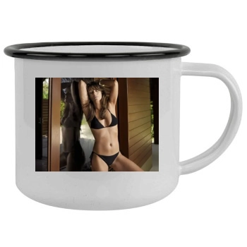 Elizabeth Hurley Camping Mug