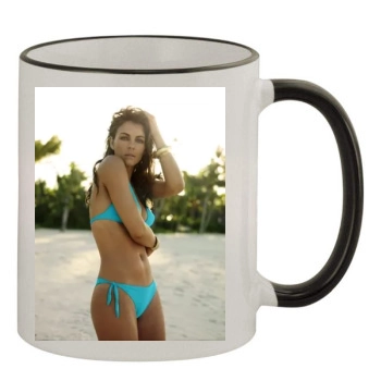 Elizabeth Hurley 11oz Colored Rim & Handle Mug