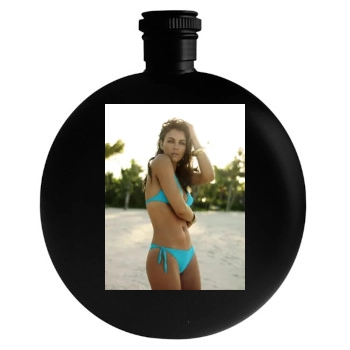 Elizabeth Hurley Round Flask