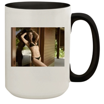 Elizabeth Hurley 15oz Colored Inner & Handle Mug