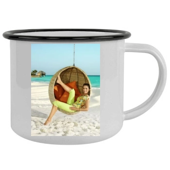 Elizabeth Hurley Camping Mug