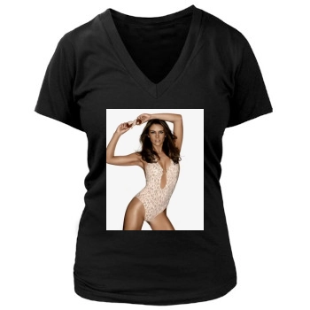 Elizabeth Hurley Women's Deep V-Neck TShirt