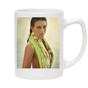 Elizabeth Hurley 14oz White Statesman Mug