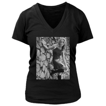 Sheryl Crow Women's Deep V-Neck TShirt