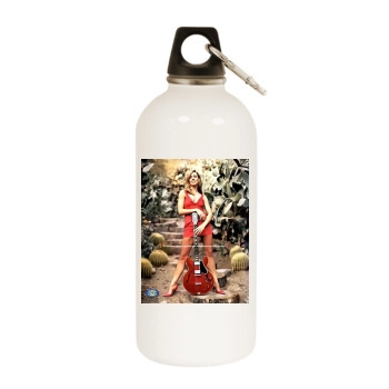 Sheryl Crow White Water Bottle With Carabiner