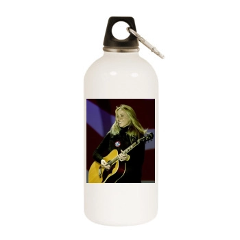 Sheryl Crow White Water Bottle With Carabiner