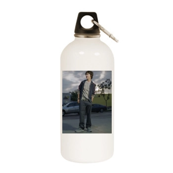 Shia LaBeouf White Water Bottle With Carabiner