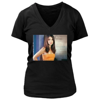 Shiri Appleby Women's Deep V-Neck TShirt