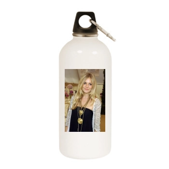 Sienna Miller White Water Bottle With Carabiner