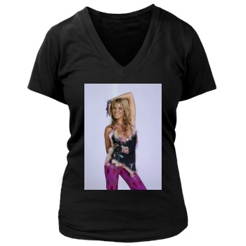 Sienna Miller Women's Deep V-Neck TShirt