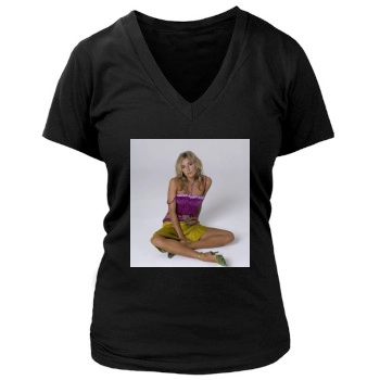 Sienna Miller Women's Deep V-Neck TShirt