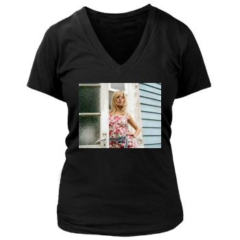 Sienna Miller Women's Deep V-Neck TShirt