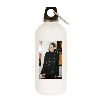 Sienna Miller White Water Bottle With Carabiner