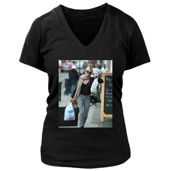 Sienna Miller Women's Deep V-Neck TShirt