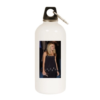 Sienna Miller White Water Bottle With Carabiner