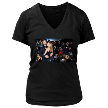 Sienna Miller Women's Deep V-Neck TShirt