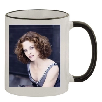 Sigourney Weaver 11oz Colored Rim & Handle Mug