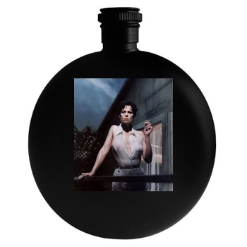 Sigourney Weaver Round Flask