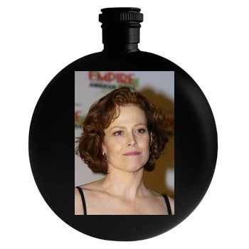 Sigourney Weaver Round Flask