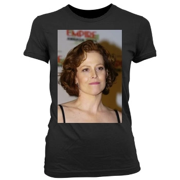 Sigourney Weaver Women's Junior Cut Crewneck T-Shirt