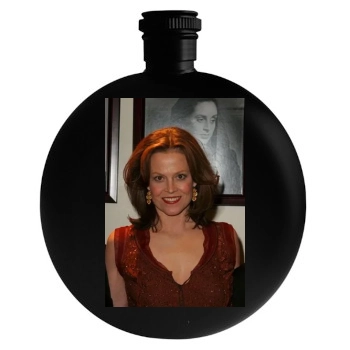 Sigourney Weaver Round Flask