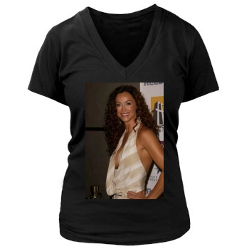 Sofia Milos Women's Deep V-Neck TShirt