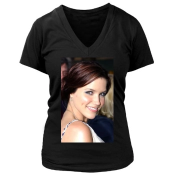 Sophia Bush Women's Deep V-Neck TShirt