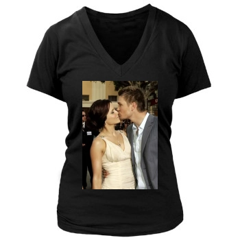 Sophia Bush Women's Deep V-Neck TShirt