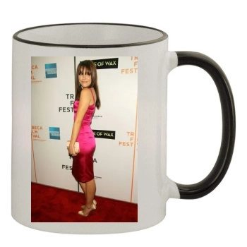 Sophia Bush 11oz Colored Rim & Handle Mug