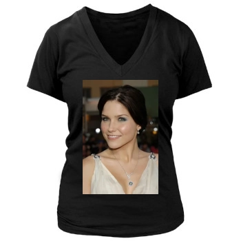 Sophia Bush Women's Deep V-Neck TShirt