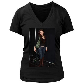 Sophia Bush Women's Deep V-Neck TShirt