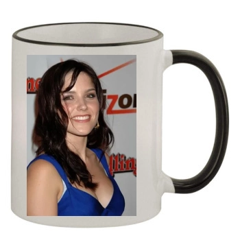 Sophia Bush 11oz Colored Rim & Handle Mug