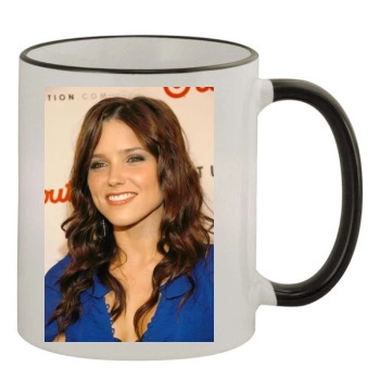 Sophia Bush 11oz Colored Rim & Handle Mug