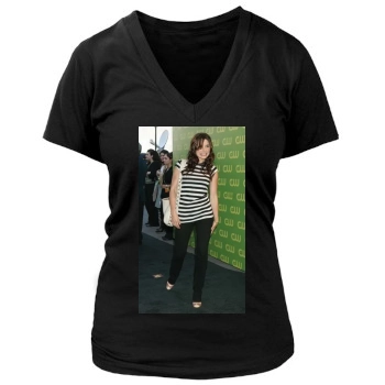 Sophia Bush Women's Deep V-Neck TShirt