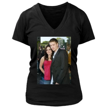 Sophia Bush Women's Deep V-Neck TShirt