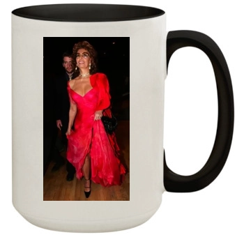 Sophia Loren 15oz Colored Inner & Handle Mug