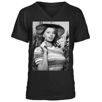 Sophia Loren Men's V-Neck T-Shirt