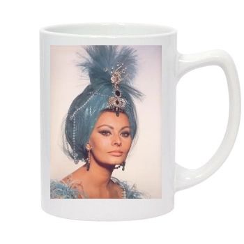 Sophia Loren 14oz White Statesman Mug