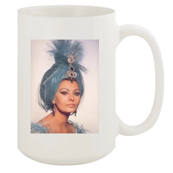 Sophia Loren 15oz White Mug