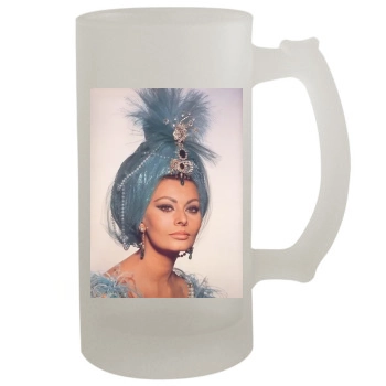 Sophia Loren 16oz Frosted Beer Stein