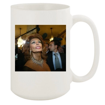 Sophia Loren 15oz White Mug