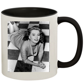 Sophia Loren 11oz Colored Inner & Handle Mug