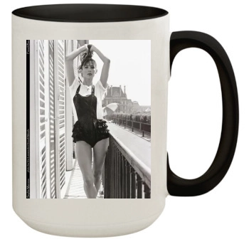 Sophie Marceau 15oz Colored Inner & Handle Mug