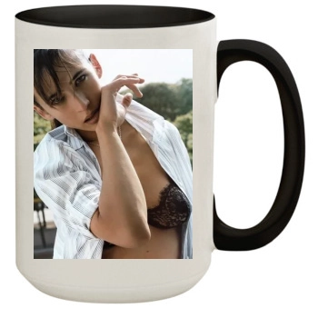 Sophie Marceau 15oz Colored Inner & Handle Mug