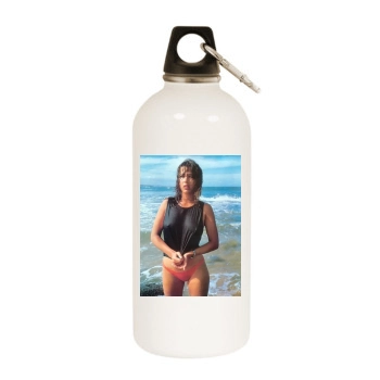 Sophie Marceau White Water Bottle With Carabiner