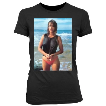 Sophie Marceau Women's Junior Cut Crewneck T-Shirt