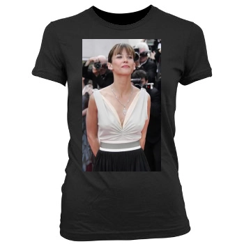 Sophie Marceau Women's Junior Cut Crewneck T-Shirt