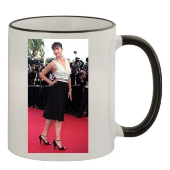 Sophie Marceau 11oz Colored Rim & Handle Mug